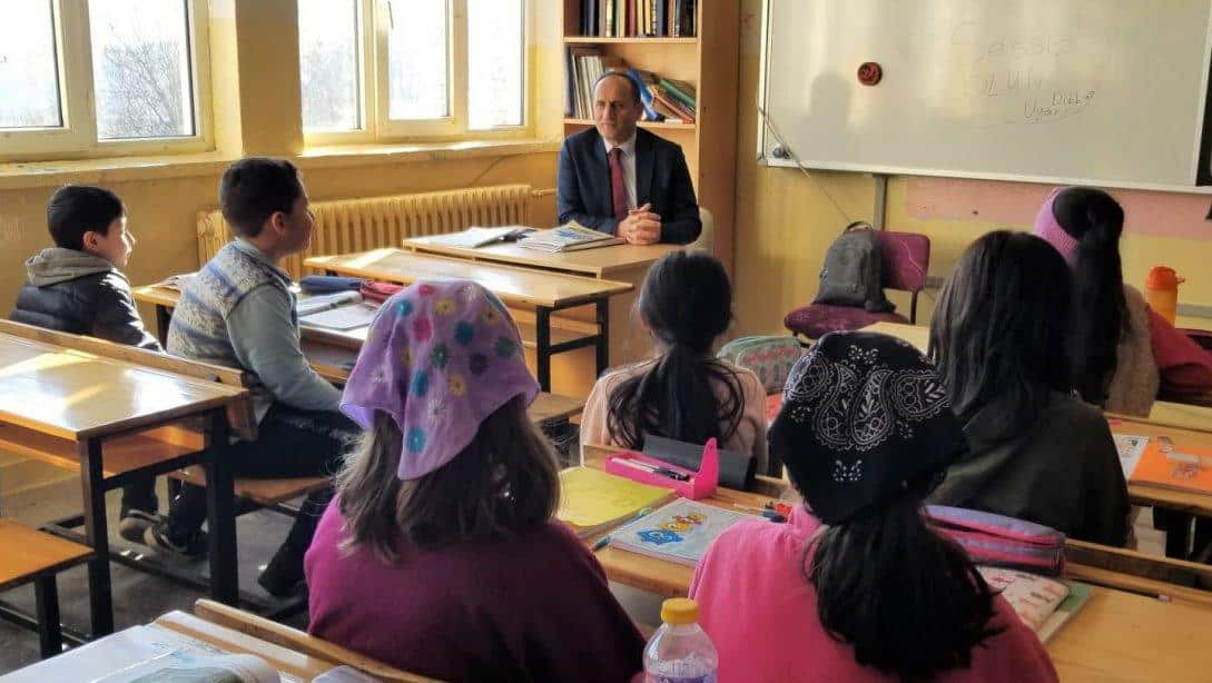 İl Müdürümüzden Çobankaya Şehit Murat Paçal İlkokulu'na ve Ortaokulu'na Ziyaret