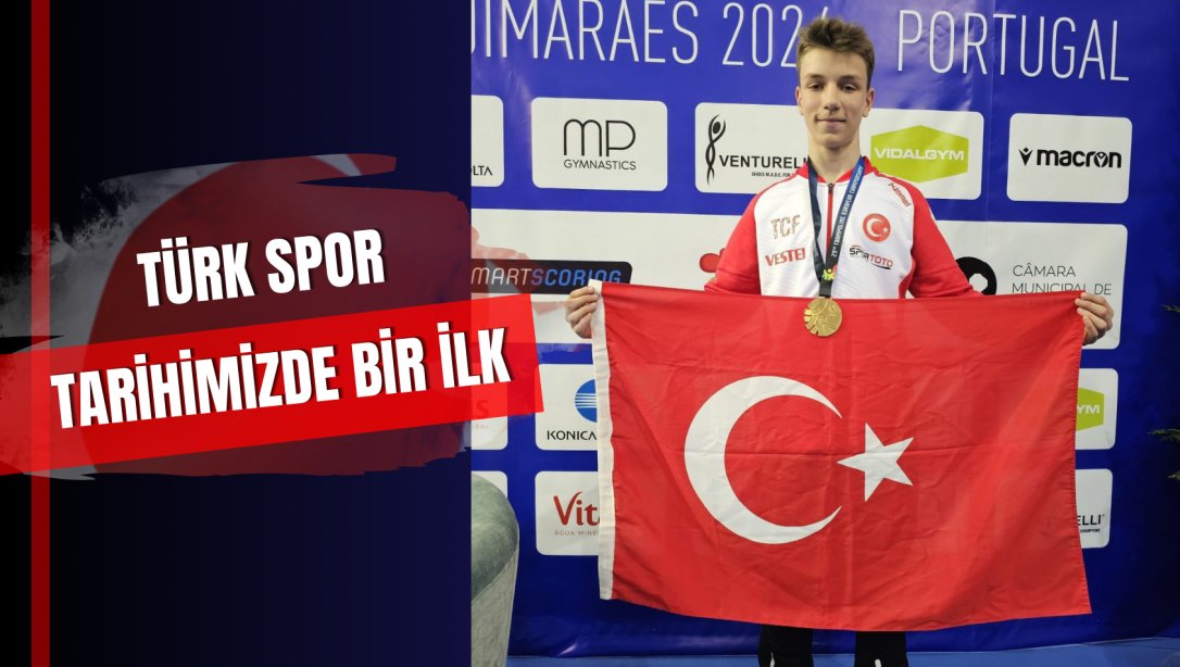 Öğrencimiz, Türk Spor Tarihinde İlk Kez Trampolinde Avrupa Şampiyonluğunu İlimize Kazandırdı