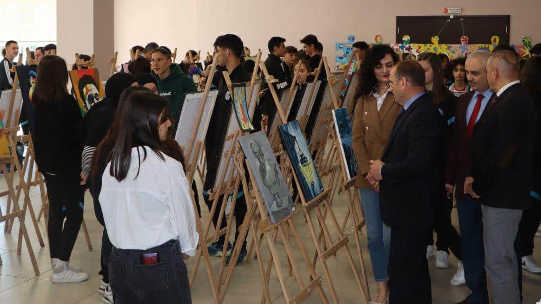 Bolu Spor Lisesi ''Resim Sergisi'' Sanat Severler ile Buluştu