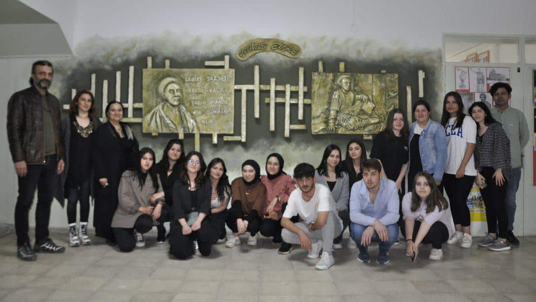 Bolu Güzel Sanatlar Lisesi Öğrencilerimizin ''Yunus Emre'' Temalı Rölyef Çalışması
