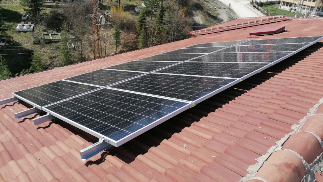Okullarımıza, Güneş Enerji Santralleri Kuruldu