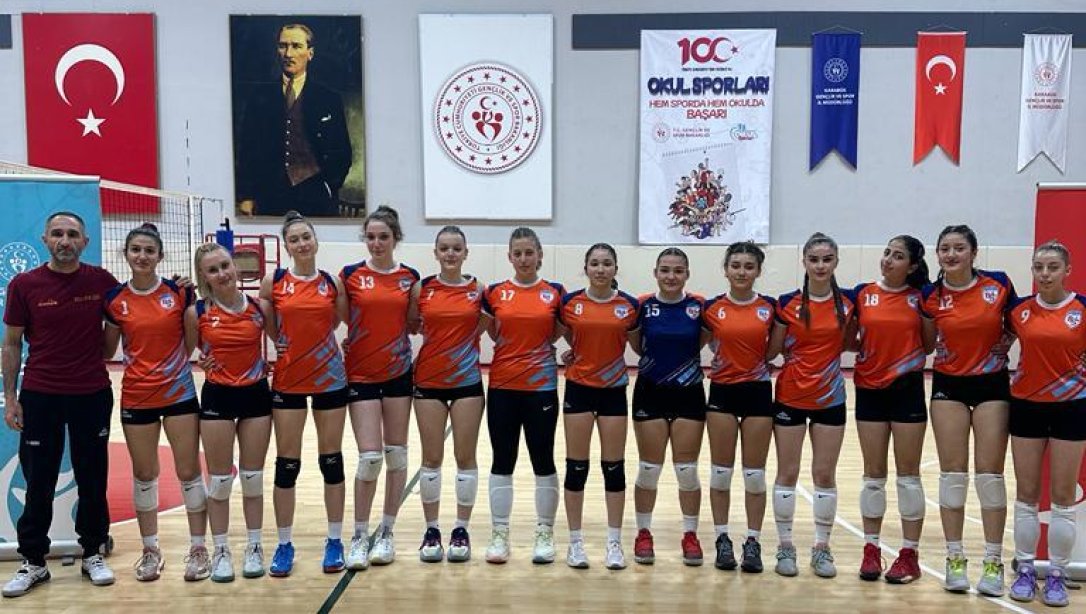 Bolu Spor Lisesi Kız Voleybol Takımımız Türkiye Yarı Finallerinde İlimizi Temsil Edecek