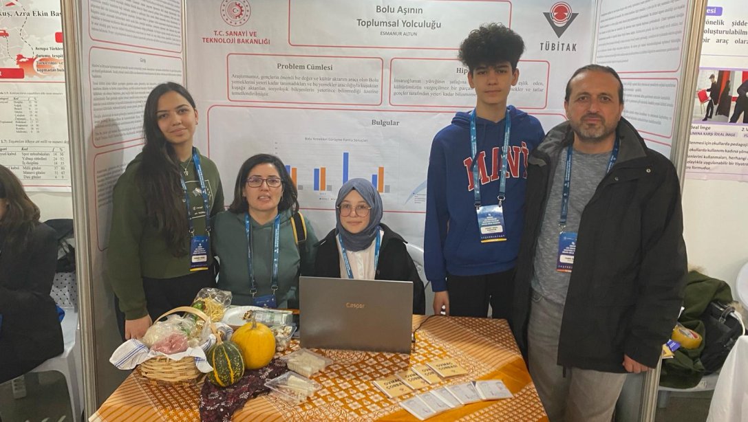 Bolu BİLSEM'den 55. TÜBİTAK Liselerarası Araştırma Projeleri Yarışması Ankara Bölge Finallerinde Büyük Başarı