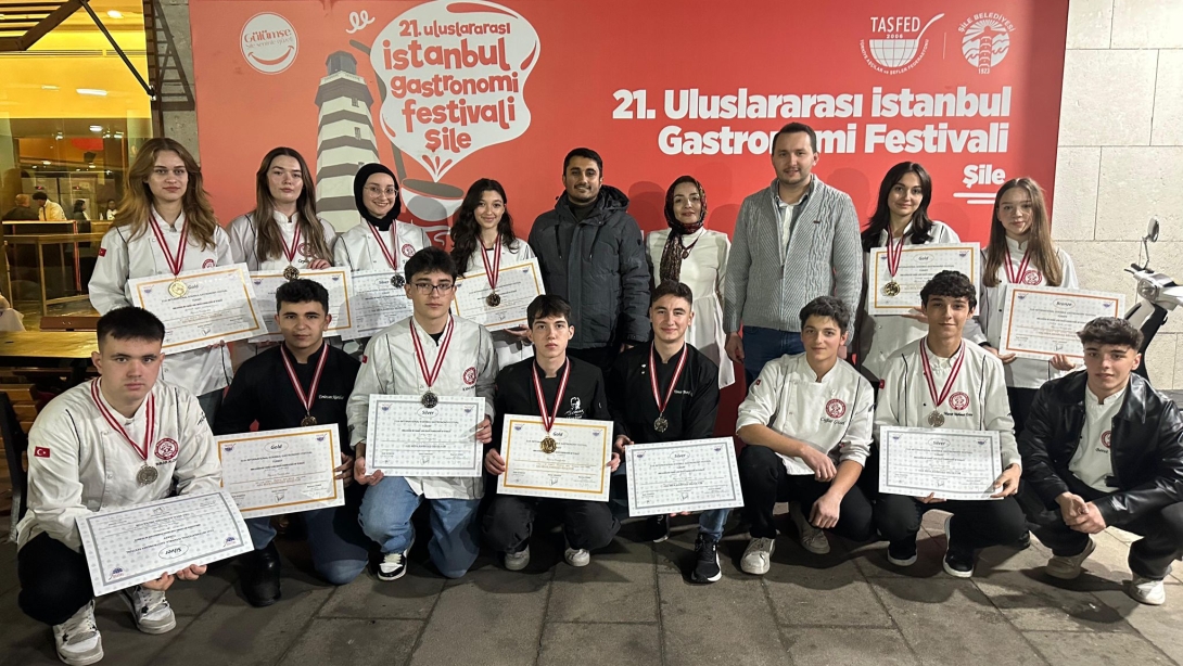 Bolu Gerede Esentepe Aşçılık Lisesi Öğrencilerimizden Uluslararası Mutfak Günleri'nde Büyük Başarı