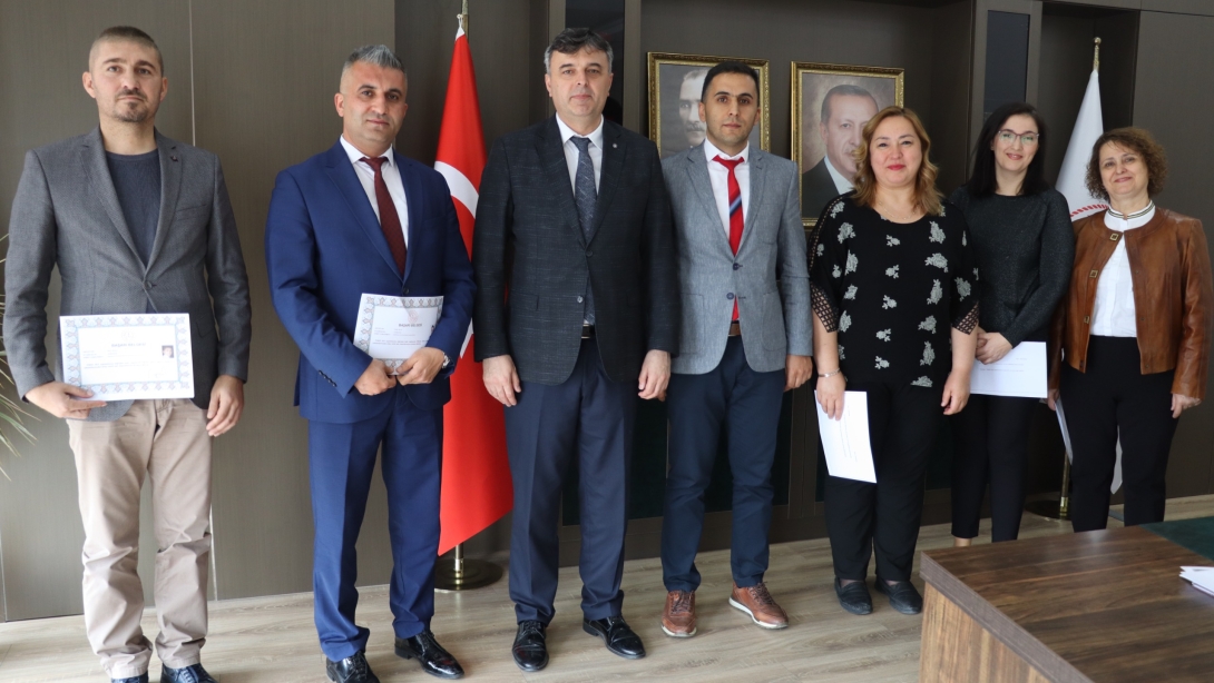 TIMSS 2023'te Görev Alan Eğitimcilerimize Millî Eğitim Bakanı'ndan Başarı Belgesi