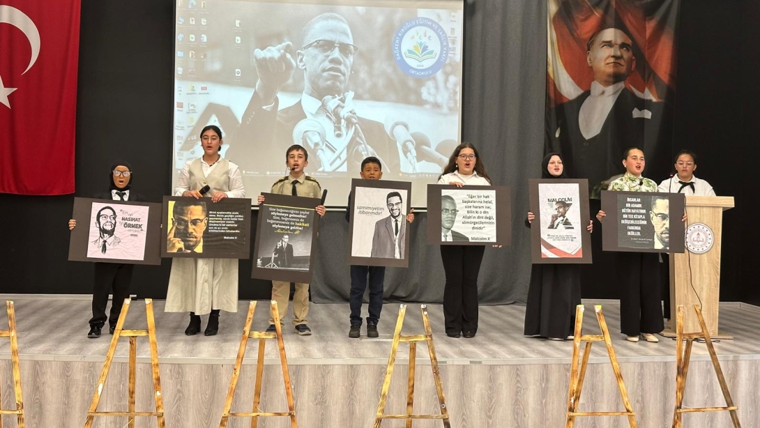 Örnek İnsanlar Kitap Projesi'nde ''Malcom X'' Anlatıldı