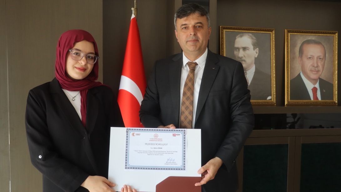 Bolu Altındağ Kız Anadolu Lisesi Öğrencimizden Gururlandıran Başarı
